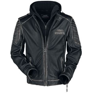 Amon Amarth Lederjacke - EMP Signature Collection - XL bis 3XL - für Männer - Größe 3XL - schwarz  - EMP exklusives Merchandise! - Männer - male