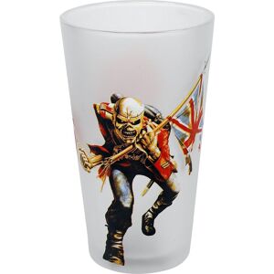 Iron Maiden Bierglas - Trooper - weiß  - Lizenziertes Merchandise! - Unisex - unisex