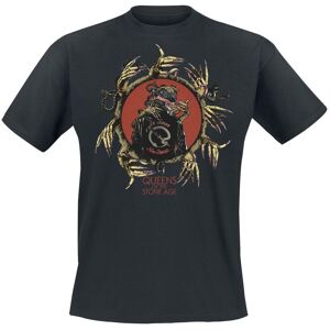 Queens Of The Stone Age T-Shirt - In Times New Roman - Circle Hands - S bis 3XL - für Männer - Größe XXL - schwarz  - Lizenziertes Merchandise! - Männer - male