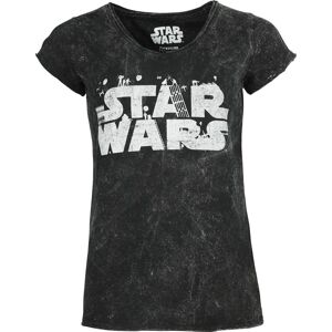 Star Wars T-Shirt - Logo - S bis XXL - für Damen - Größe XXL - schwarz  - EMP exklusives Merchandise! - Frauen - female