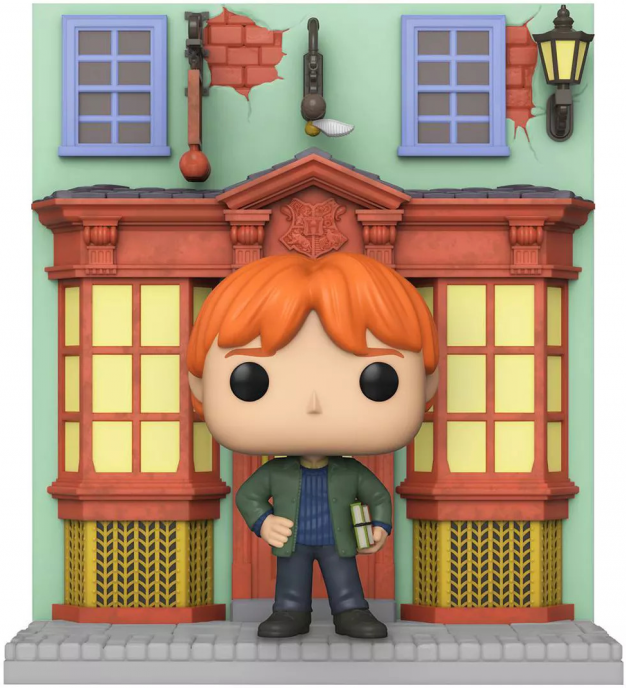 Figur Harry Potter - Ron with Quality Quidditch Supplies (Funko POP! Deluxe)