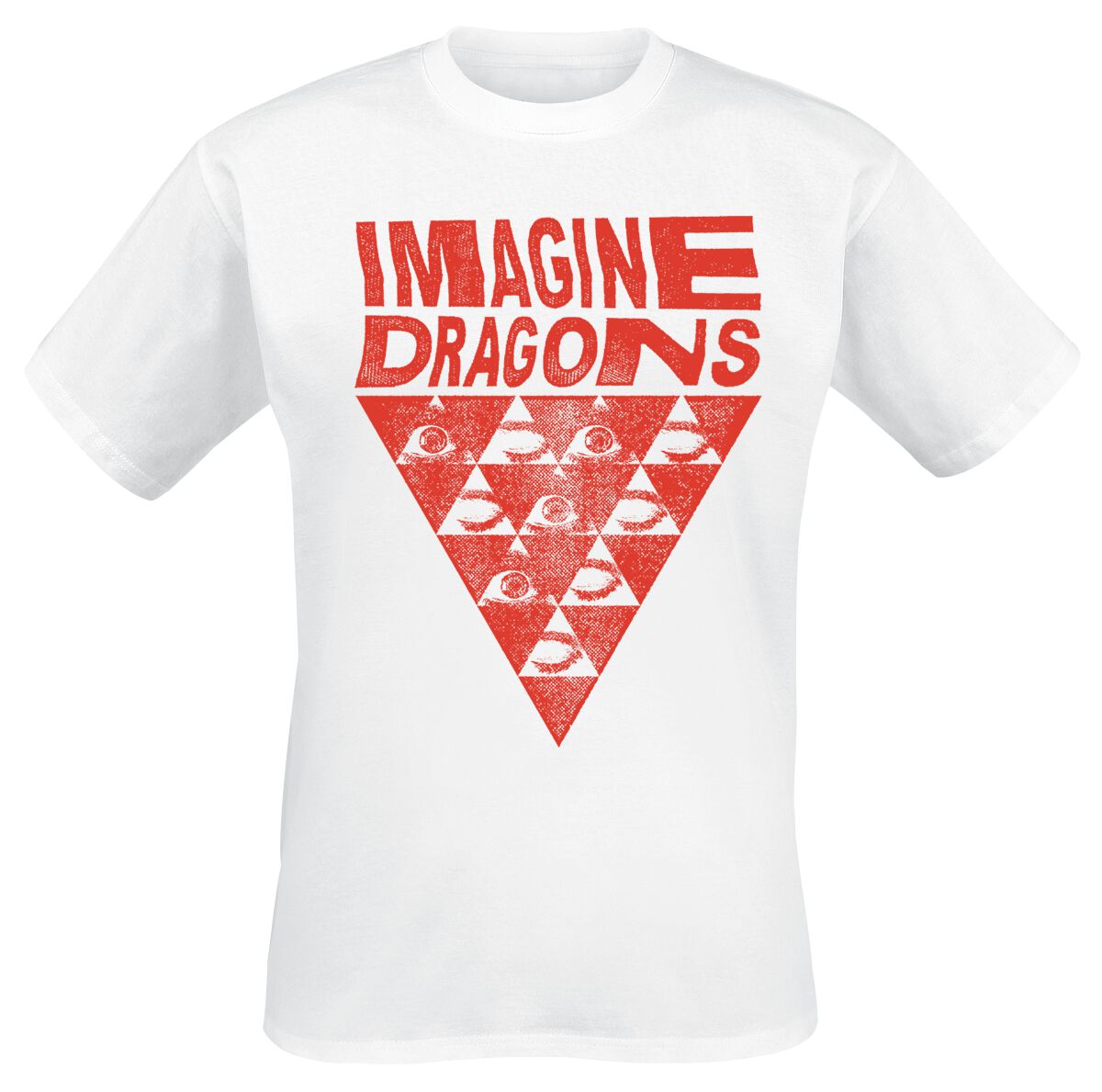 Imagine Dragons T-Shirt - Eyes - S bis 3XL - für Männer - Größe XXL - weiß  - Lizenziertes Merchandise! - Männer - male