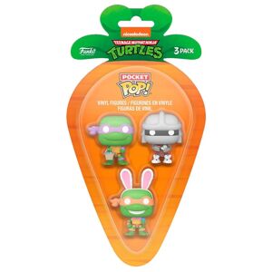 Funko Carrot Pocket POP blister 3 figures Ninja Turtles Donatello Shredder Michelangelo