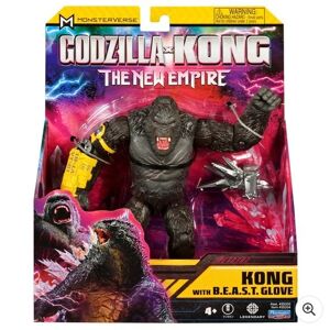 Playmates Monsterverse Godzilla x Kong: The New Empire 15cm Kong with B.E.A.S.T. Glove Figure