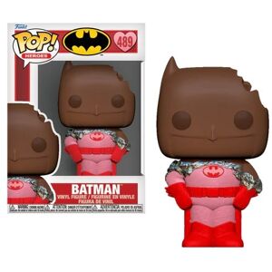 X Funko Pop! Heroes Dc: Valentines Day 2024 - Batman (valentine Chocolate) #489 Vinyl Figure