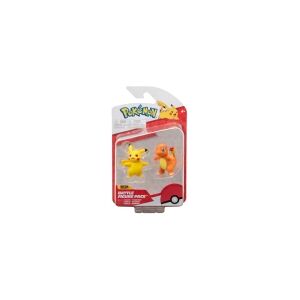 Pokémon - BATTLE FIGURE 2 PK CHARMANDER AND PIKACHU -(PKW2852)