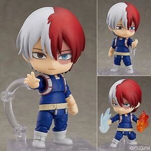 Aoemone My Hero Academia Todoroki Shoto Q-version Nendoroid actionfigurer Legetøj med tilbehør Model Fødselsdagsgave Statue Saml（Som vist）