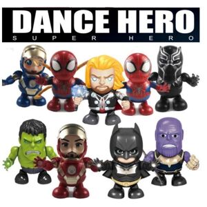 Best Trade Marvel Heroes Dance Hero 8 stk modeller Iron man Blå