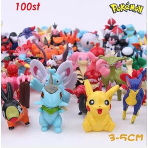 Best Trade 100 stk Very Nice Cute Pokemon Figures Pokemon Indhold Pikachu