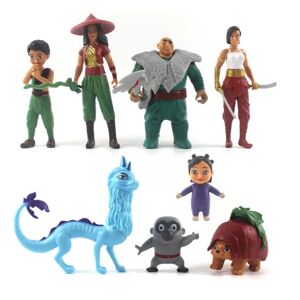 Best Trade 8 stk Raya og den sidste drage figurer-Raya og den sidste drage