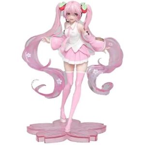 Caraele Anime Model Anime Figur Action Figur Hatsune Miku Pink 23 cm Figur Collection Statue Ornament Decoration