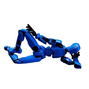 Titan 13 Action Figur T13 Action Figur 3D Printet Multi-Jointed Movable Lucky 13 Action Figur Nova 13 Action Figur Dummy blue