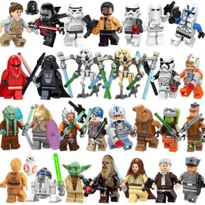 29 stk Star Wars byggeklods minifigur Luke Darth Vader