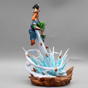 LEIGELE 23cm Dragon Ball Z Son Goku Vs Broly Duel Action Figurer Gk Anime Figurer Model Pvc Statue Ornamenter Dukke Legetøj Børn Gaver[GL] 25cm Goku vs Piccolo