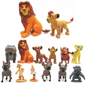 LEIGELE 12 stk Disney The Lion King Lion Guard Action Figur Legesæt Simba Timon Pumbaa Pvc Dukke Legetøj Børn Julegaver