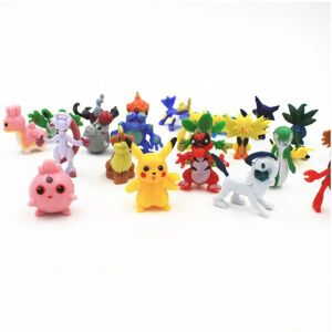 Pokemon figurer 48 stk. Alle sæt inkluderer Pikachu Multicolor