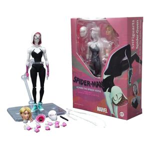 HKWWW Shf Spider-man Across The Spider-verset Spider-gwen Gwen Stacy Action Figur Ny[HK] 1610 L