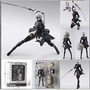 HKWWW Anime Nier:automata 2b Yorha No 2 Type B Kvinde Phicen Action Pvc Figur[HK] A