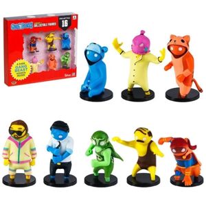 8-Pack Deluxe Box Gang Beasts Collectible Figures Figurer (B) Multicolor