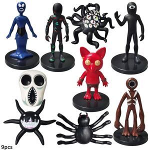 unbranded 9 stk Roblox Doors Action Figur Sæt Escape The Gate Spil Legetøj Digital Monster Sea Urchin Legetøj Gave