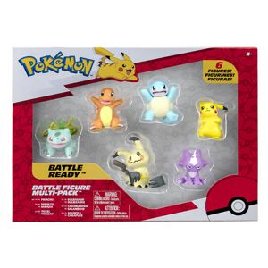 Pokémon Figurer - 6-Pak - Battle Figure - Pikachu/bulbas - Pokémon - Onesize - Actionfigur