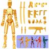 T13 Action Figur, Titan 13 Action Figur 3D Titans Figur, 3D Printet Action Figur Nova 13 Action Figur, Multi-Articular Action Figure Gold