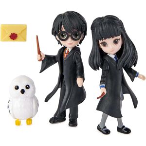 Spin Master Harry Potter Friendship Set: 2 Muñecos Harry Potter y Cho Chang, lechuza Hedwig y Sobre Hogwarts 7cm