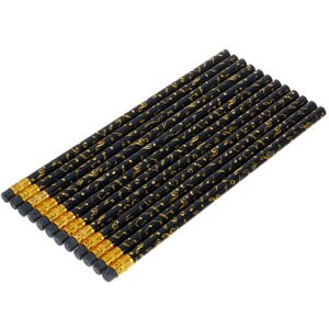 agifty Pencil Gold Set Of 12 Negro