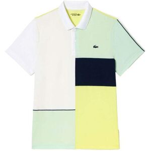 Polo Lacoste Regular Fit Reciclado Blanco Verde -  -L