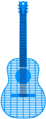 AIM Gifts Guitar Shaped Fly Swatter