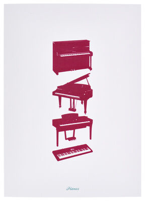 My World Pianos Greeting Card