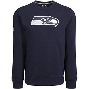 New Era NFL Seattle Seahawks Team Logo Sweatshirt Navy Größe S