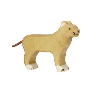 Figurine Holtztiger Lionne