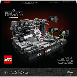 Diorama de la poursuite dans les tranchées de l’Étoile de la Mort - LEGO® Star Wars - 75329