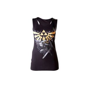 Nintendo Femmes The Legend of Zelda noir et or Lien Tank Top: X Large - Publicité