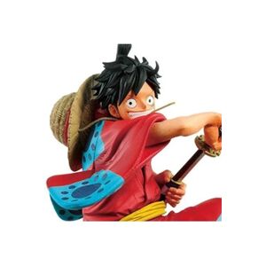 Banpresto One Piece - Figurine Luffy king Of Artist Wanokuni - Publicité