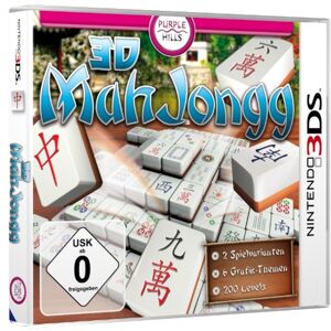 Purple Hills Pink 3d Mahjongg