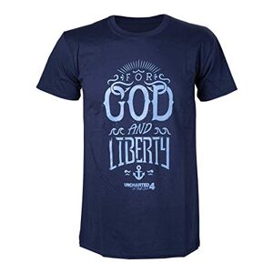 Bioworld Uncharted 4 T-Shirt God and Liberty -L -blau [import allemand] - Publicité
