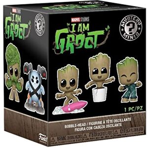 Funko Mystery Mini Marvel Guardians of The Galaxy 1 of 12 to Collect Styles Vary Groot Shorts- Mini-Figurine en Vinyle à Collectionner Idée de Cadeau Produits Officiels TV Fans - Publicité