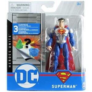 DC Comics DC Heroes Unite 2020 Superman with Silver Armor 4-inch Action Figure by Spin Master - Publicité