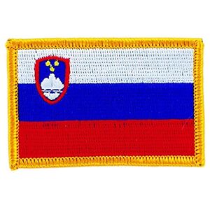 Akachafactory Patch écusson brodé drapeau slovenie slovene thermocollant insigne backpack - Publicité