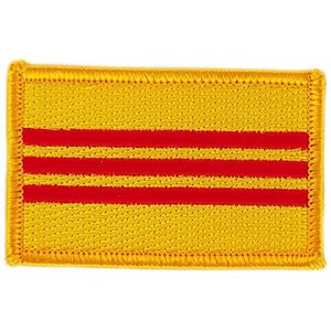 Akachafactory Patch écusson brodé drapeau vietnam du sud flag thermocollant insigne backpack - Publicité