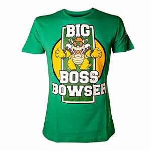 Bioworld T-Shirt 'Super Mario Bros' Big Boss Browser Vert XL - Publicité