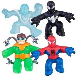 Heroes of Goo Jit Zu Marvel Spider-Verse Mega Lot de 4 – Spider Man, Doc Ock, Invisible Miles Morales et Symbiote Costume Spidey - Publicité