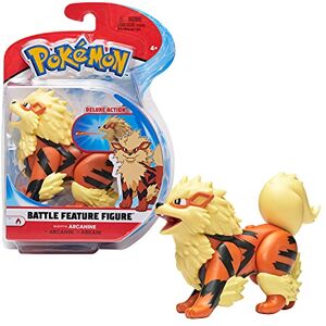 Bandai Pokémon Figurine Battle Feature Arcanin (Arcanine) Figurine articulée 12 cm de Arcanin avec Fonction Lance-Flamme - Publicité