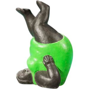 Statuette femme verte H65cm Vert 33x65x40cm