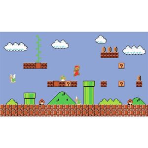 Non communiqué ROOMMATES Papier peint panoramique encollé Super Mario Bros. Retro - 320 cm x182,88 cm Multicolors - Publicité