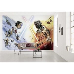 Komar Papier Peint - Star Wars EP9 Movie Poster Wide 368x254cm - Papier, Rouge - Publicité