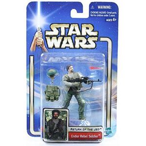 Hasbro STAR WARS FIGURINE ENDOR SOLDIER (Saga) - Publicité