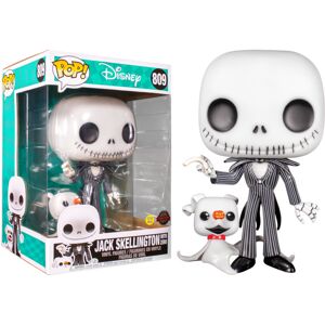 JACK SKELLINGTON WITH ZERO SUPER OVERSIZED / L'ETRANGE NOEL DE MR JACK / FIGURINE FUNKO POP / EXCLUSIVE SPECIAL EDITION / GITD - Publicité